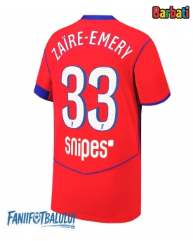 Paris Saint-Germain Warren Zaire-Emery #33 Tricou Fotbal Replică 2025-26 Barbati Treilea